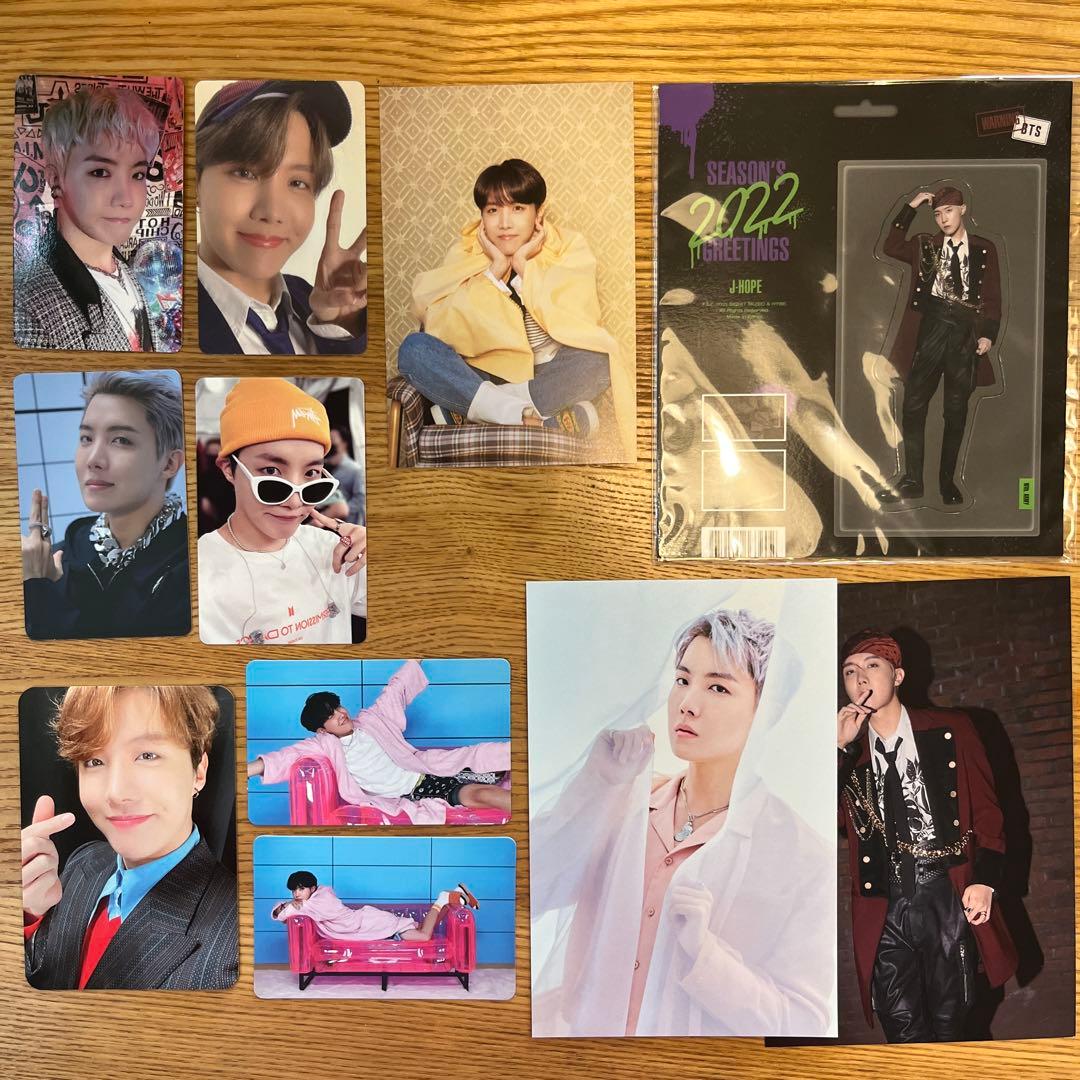 BTS j-hope トレカ7枚＋ランダムポストカード - メルカリ