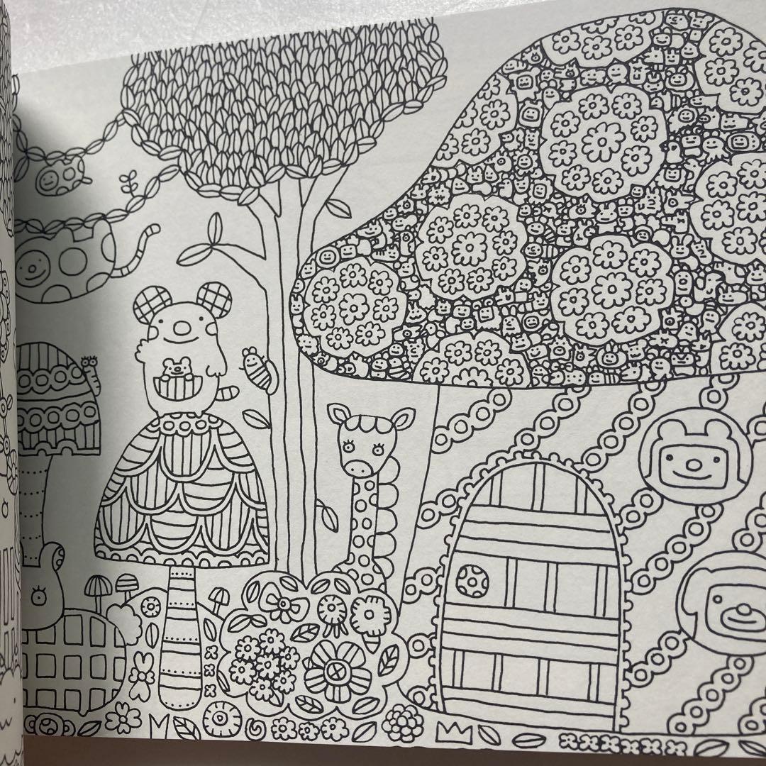 初版/未使用品】ぷちぬり絵 激細ボールペン画家佐藤明日香の 第3弾