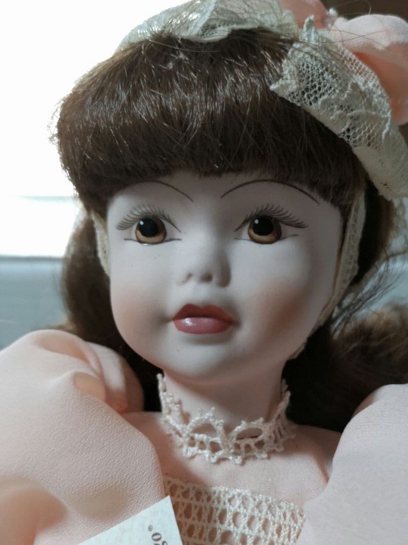 Jago ピンク ドール レース　未使用ビィスクドール　３０センチ