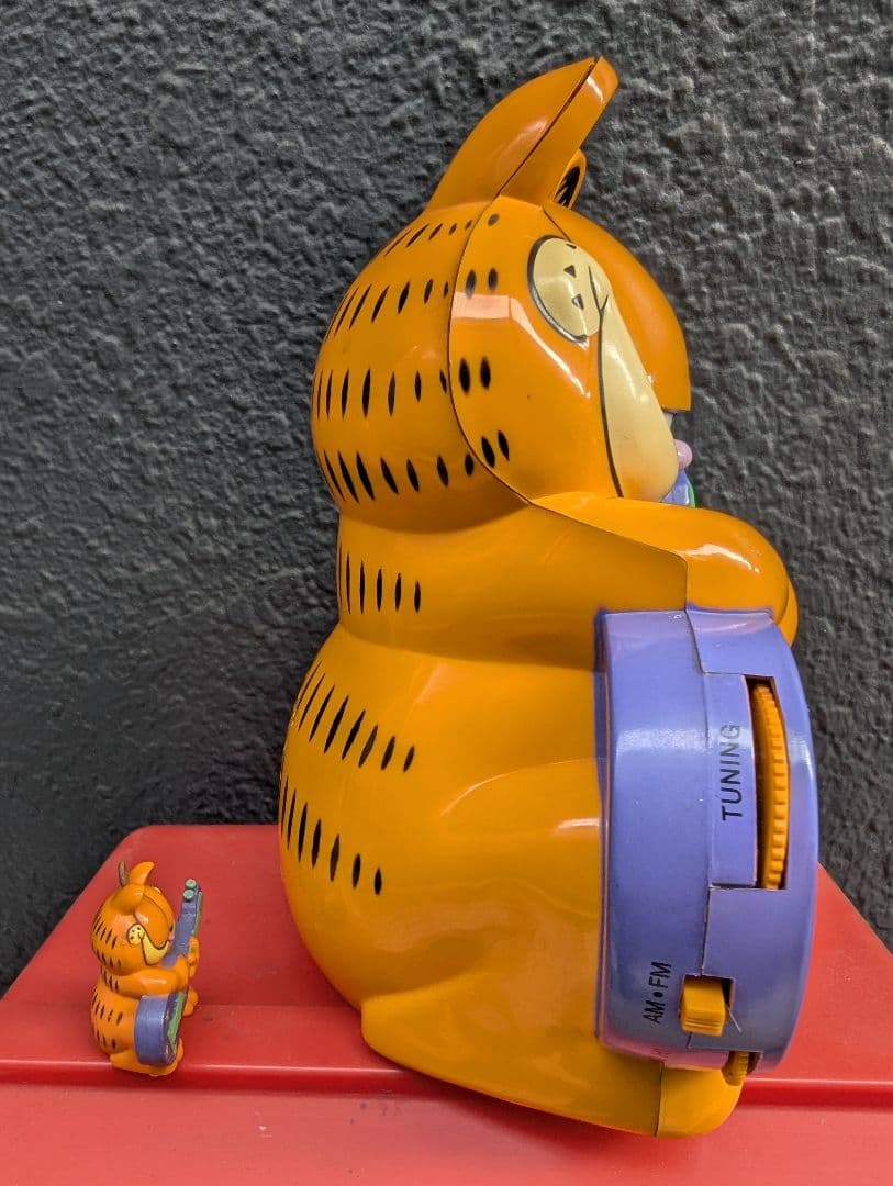 超レア【ガーフィルド 型ラジオ(ジャンクな為)インテリアで販売の中古品】1981