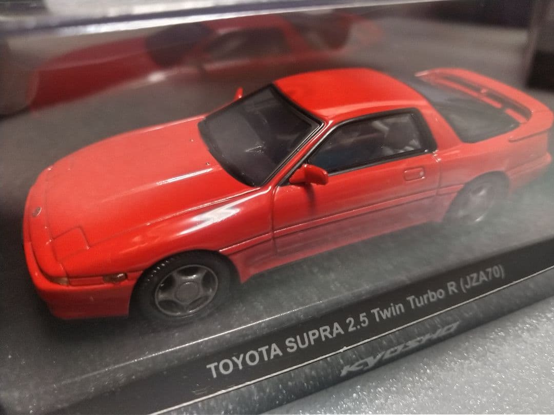 ■3台セット■　A70 スープラ　ターボA黒　2.5R赤白　1/43 京商限定品