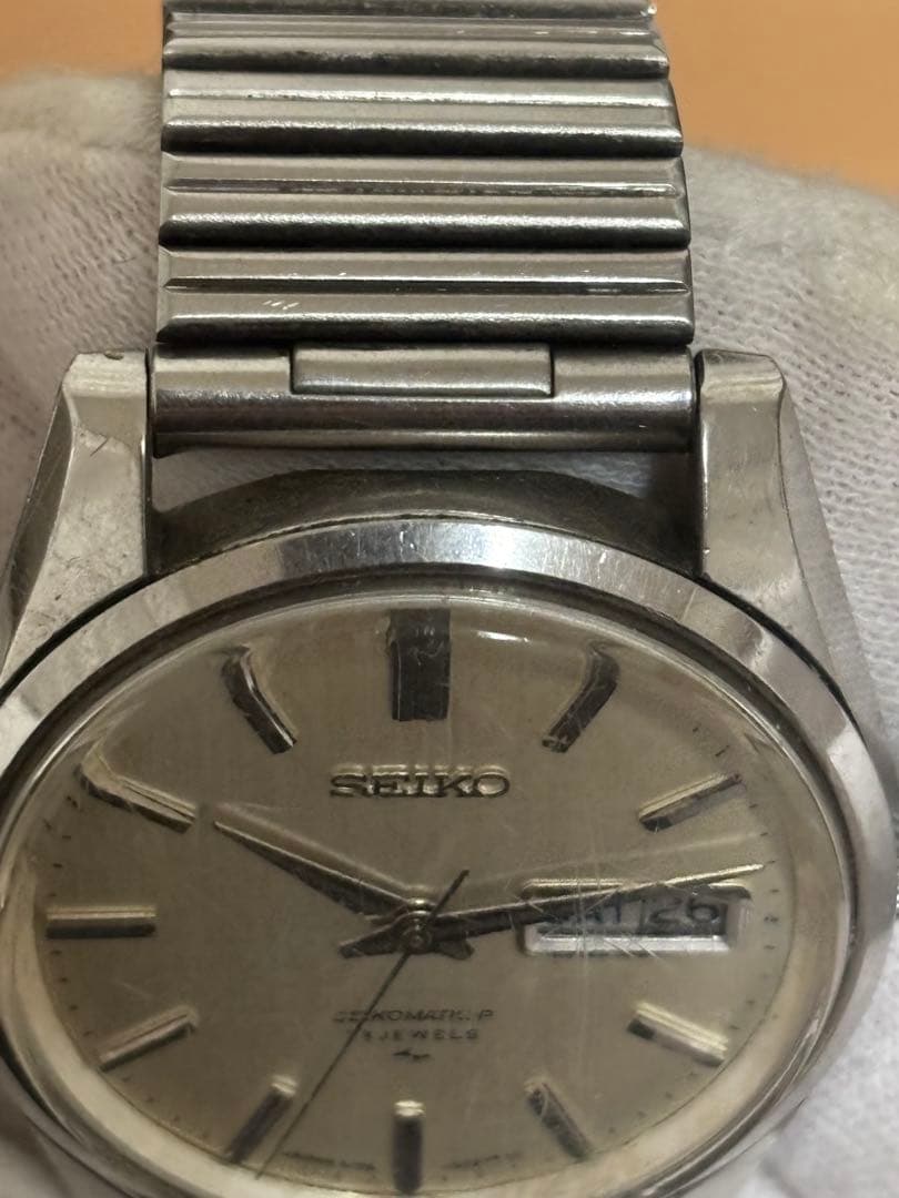 SEIKO セイコーマチック 自動巻き メンズ腕時計　5106-8010