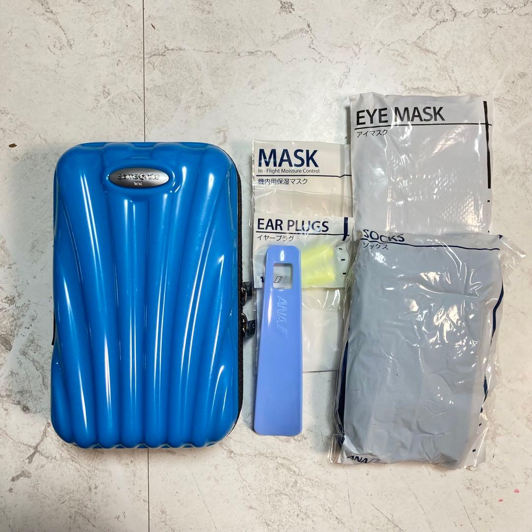 サムソナイト製スーツケース型ポーチ ANA ファーストクラス アメニティ