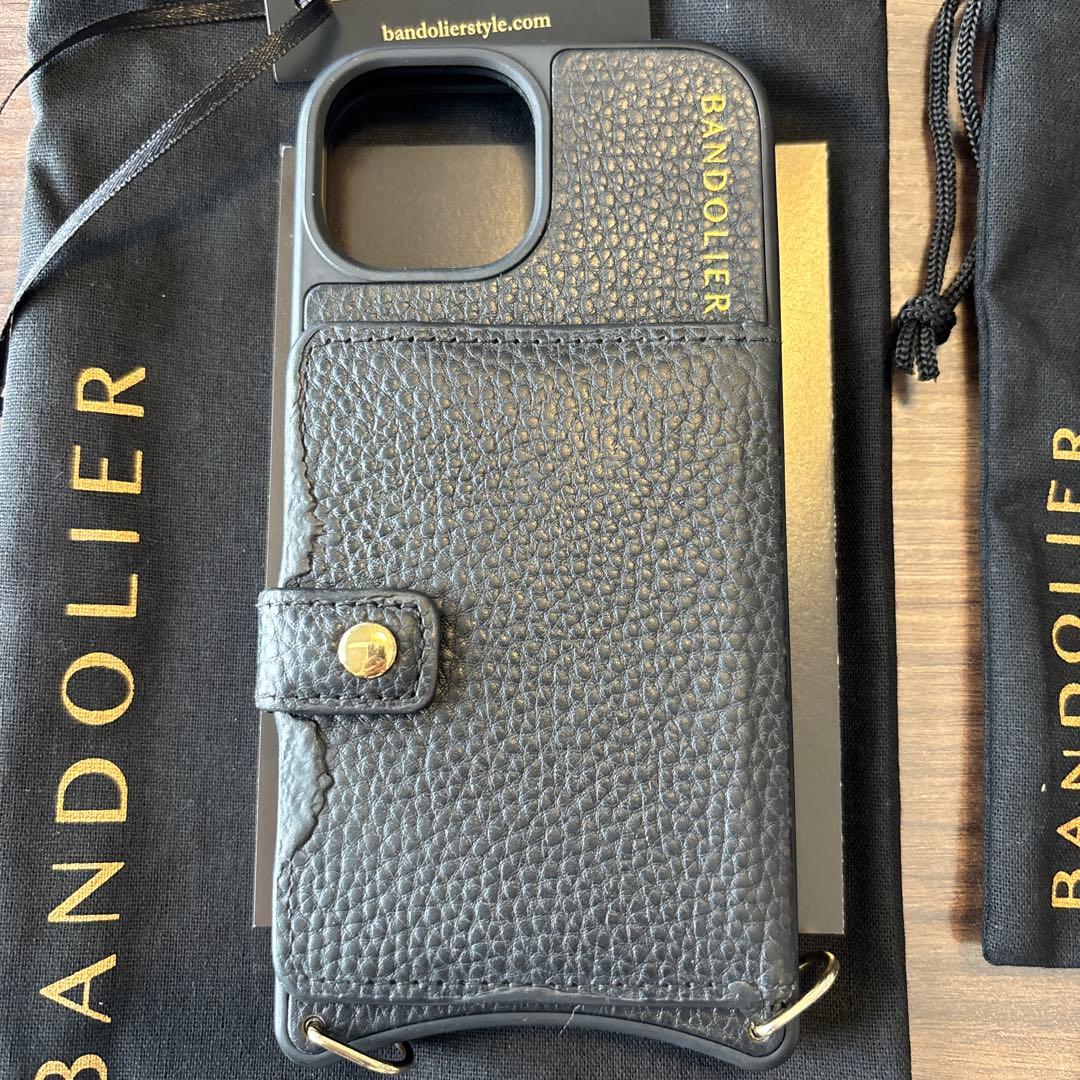 BANDOLIER ブラック iPhone15ケース