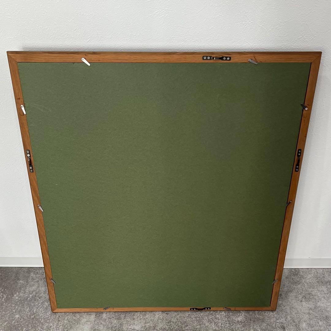 新品未使用 ダークブラウン 油彩額縁 木製フレーム 8号 新品未使用