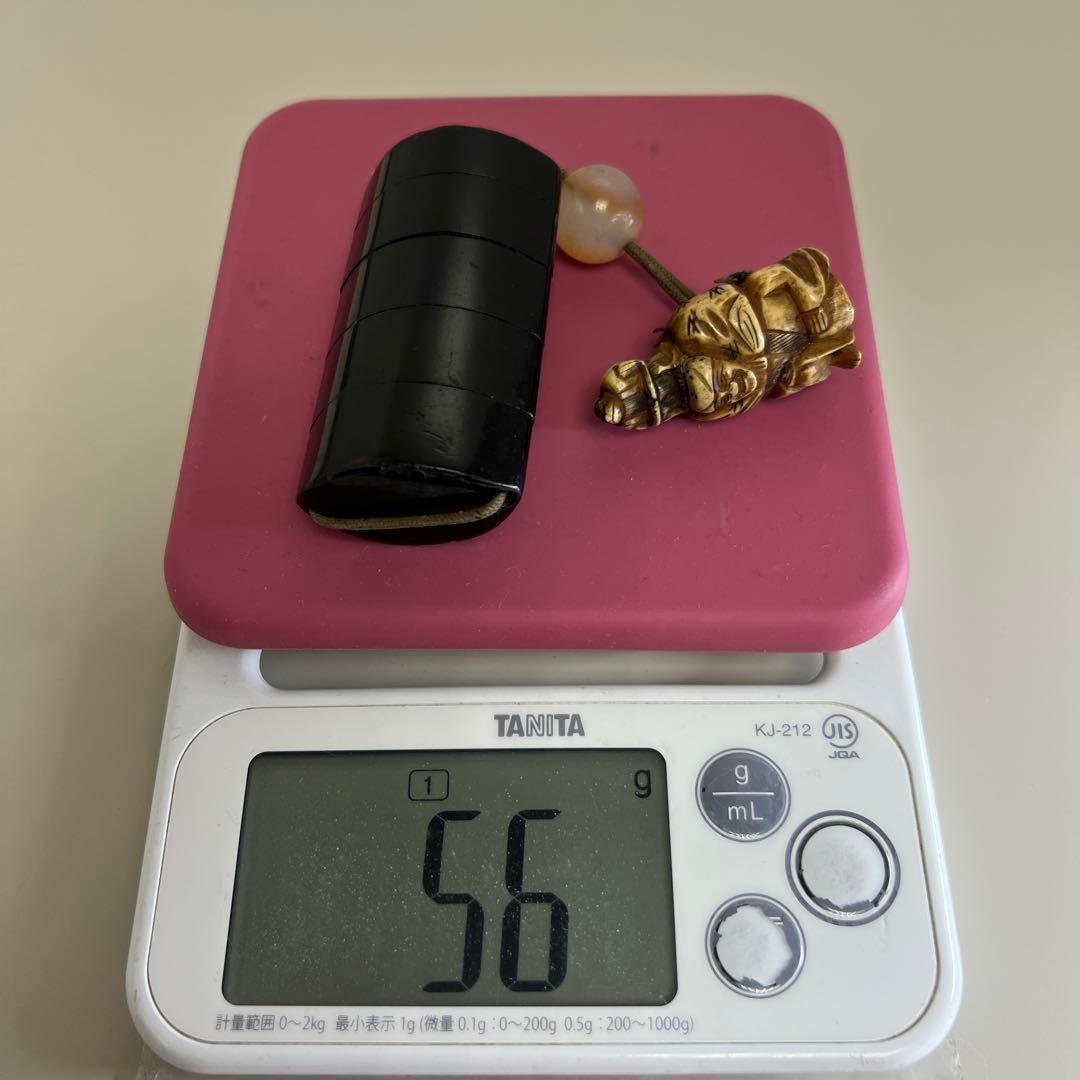 印籠人物根付緒締付　56g 東Y7-0918⭐︎2Fタエサ