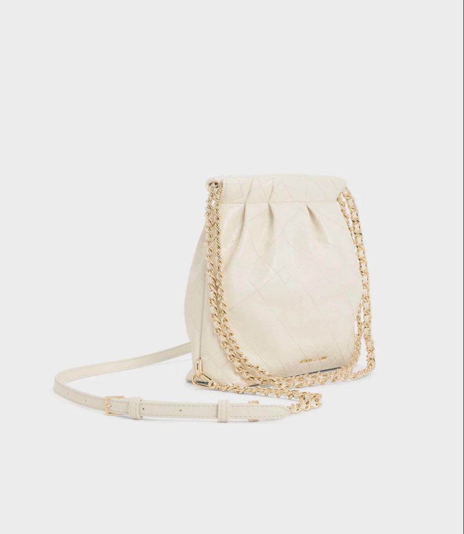 CHARLES & KEITH Duo チェーンハンドルツーベイバックパック