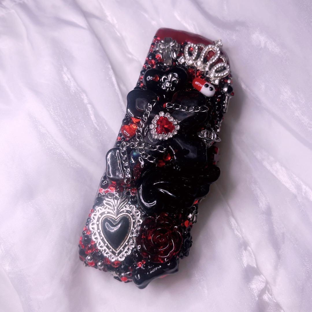 【6】あくまRED iQOSケース デコ イルマ デコケース 地雷系 ギャル