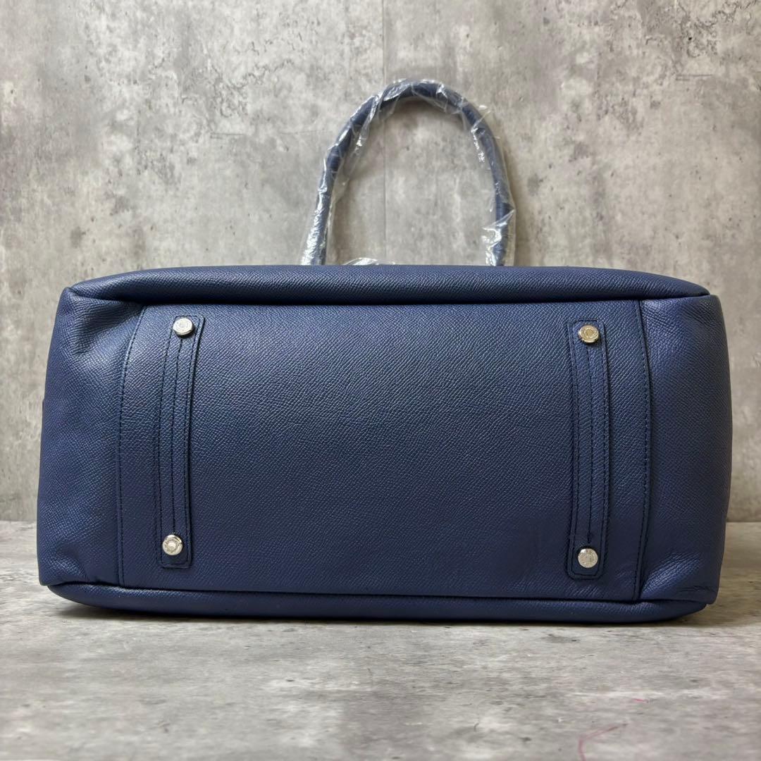 未使用 ADMJ エーディーエムジェイ シュリンクレザー トートバッグ