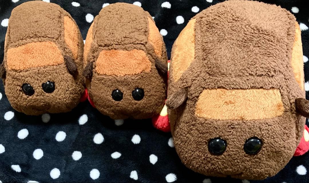 3個　プイプイモルカー テディぬいぐるみ　ほっこりいやされ めちゃでか でっかい Amazon.co.jp: PUI PUI モルカー ほっこりいやされ でっかいぬいぐるみ
