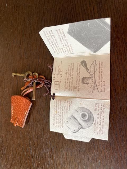 【松戸】アンティーク未使用　クラシック調ビジネスバッグ