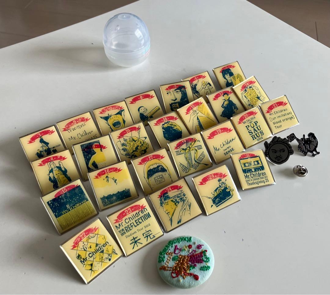 Mr.Children みすちる 25th記念ガチャバッジ コンプリート