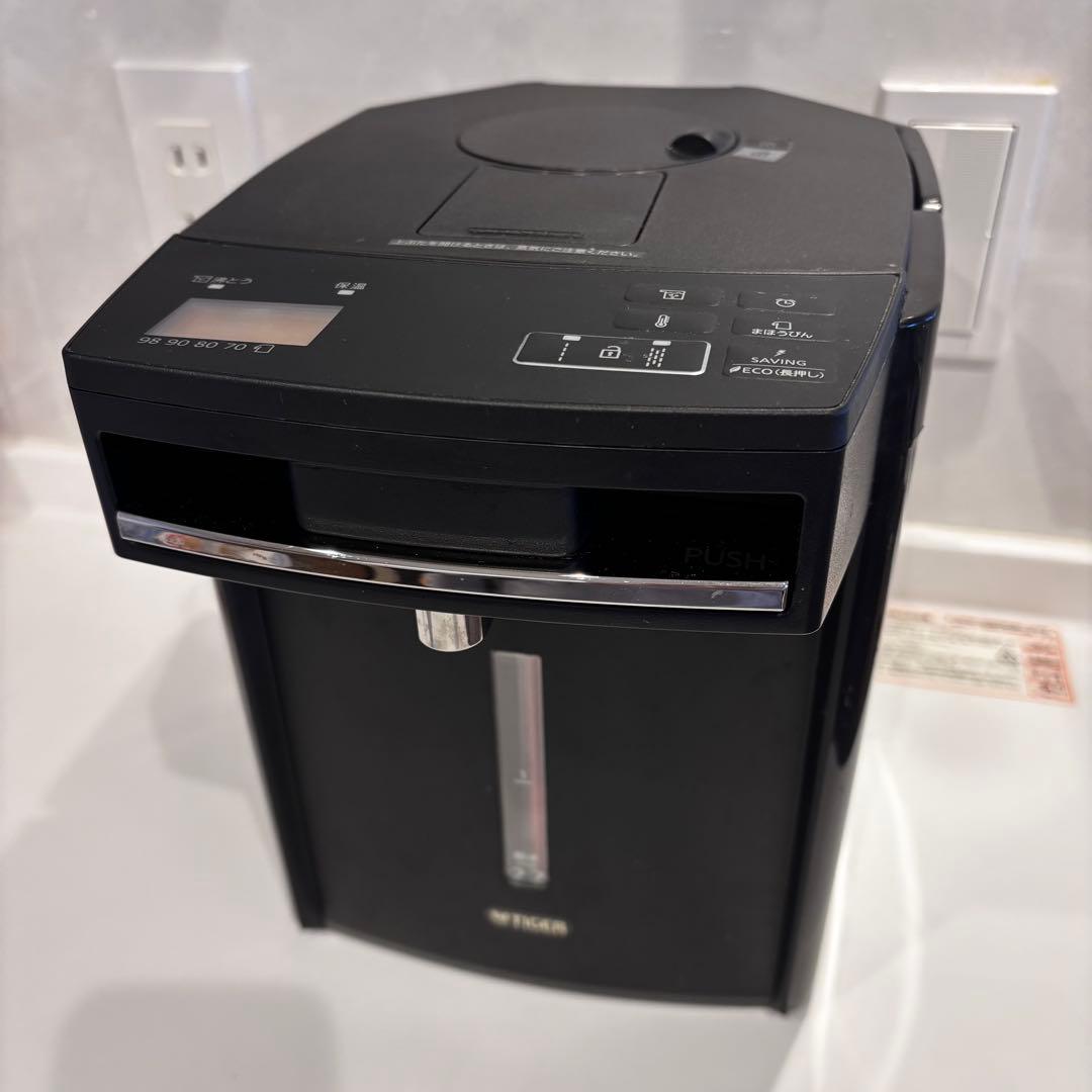 内部美品　タイガー魔法瓶(TIGER) 電気ポット 蒸気レス PIM-G220K image1-