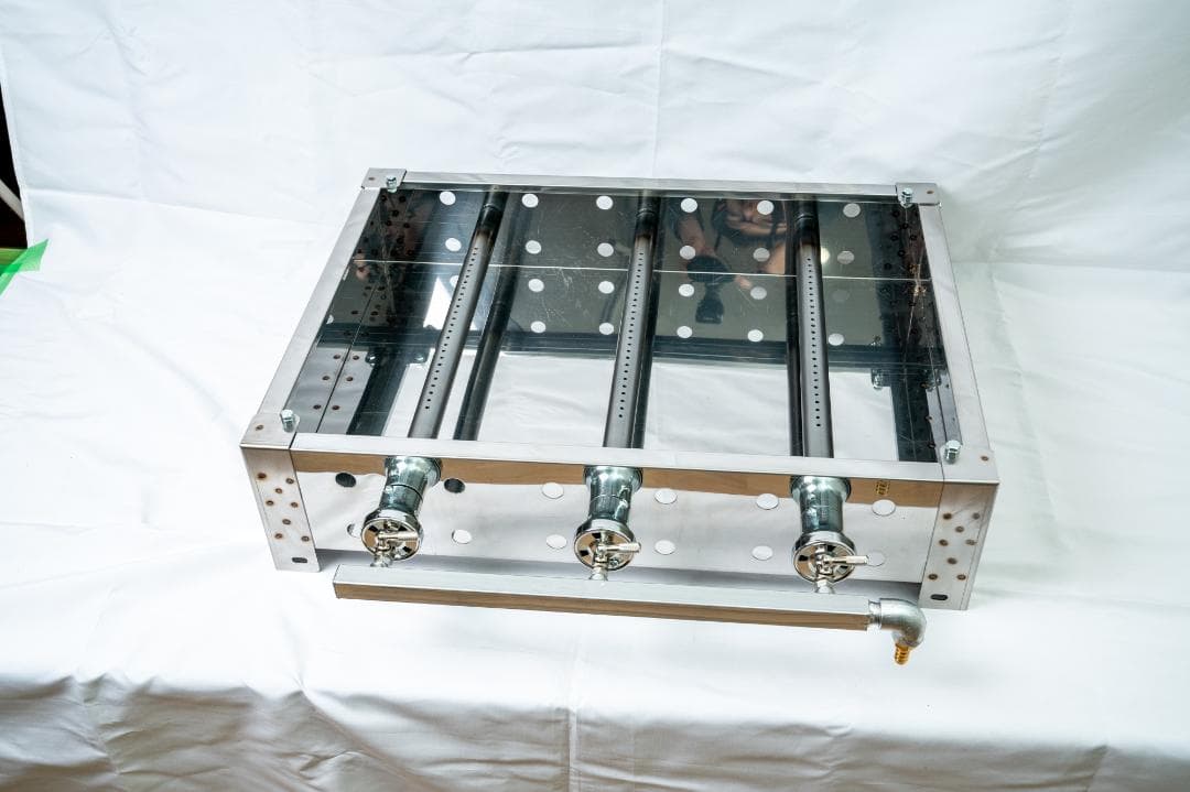 キャンセル品のため特価 持手付 ６ミリ鉄板 LPガス グリドル BBQ イベント