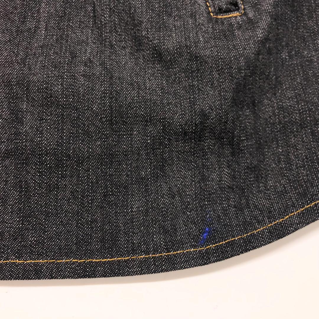 ○★訳有り新品未使用　FACETASM　デニムスウェットジャケット　4　ブラック