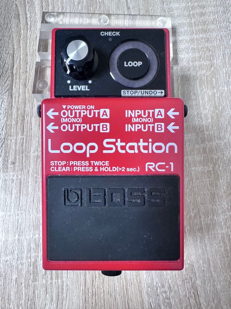 BOSS RC-1 ループステーション 赤