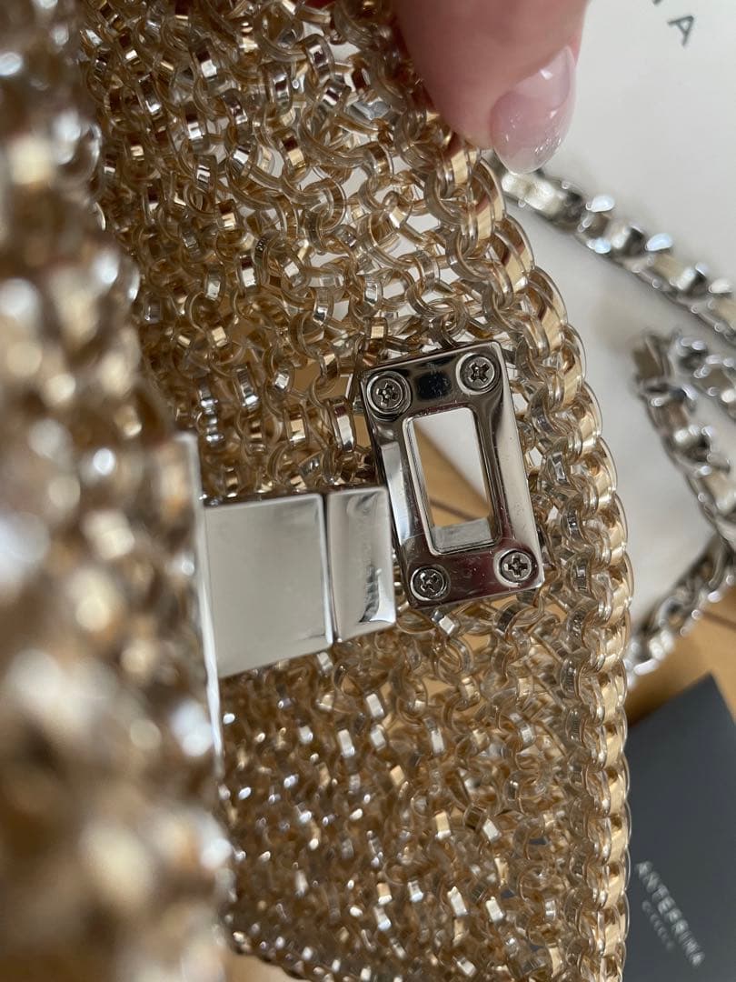 ANTEPRIMA アンテプリマ　ワイヤーバック シルバーゴールド ルッケット