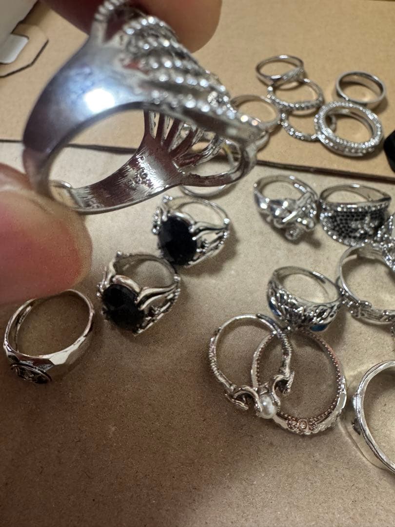 925とs925の刻印があるリング(35個)