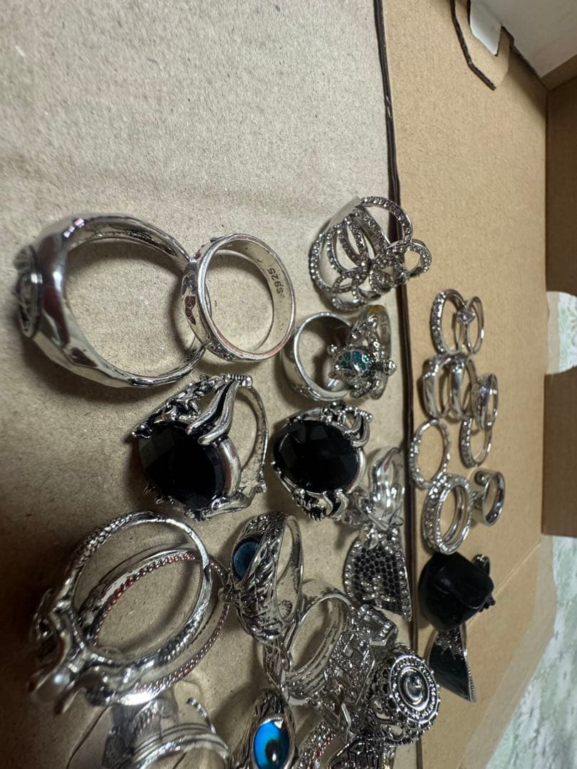 925とs925の刻印があるリング(35個)