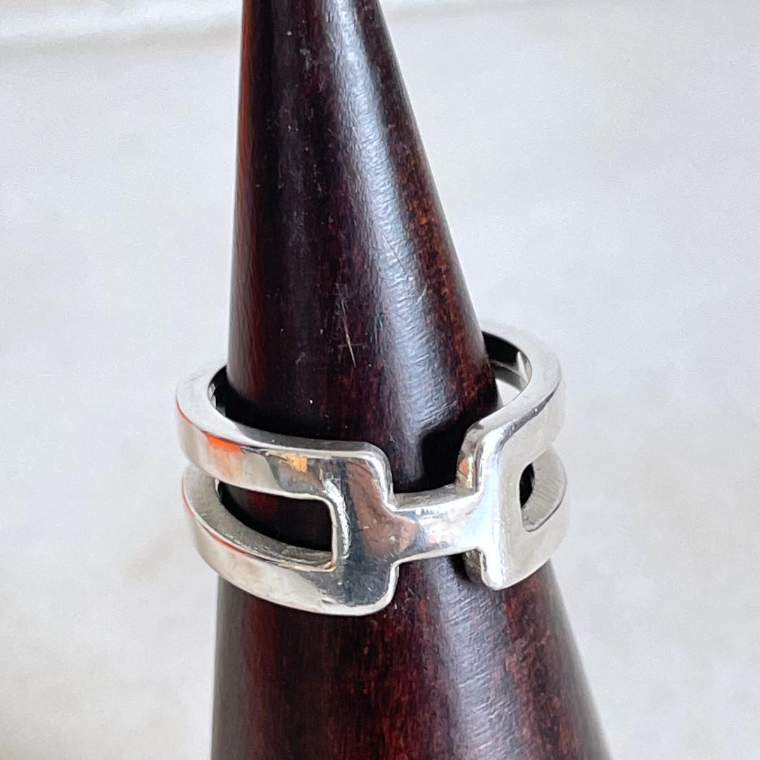 7075 激レア☆ HERMES エルメス ヴィンテージ シルバーリング 指輪