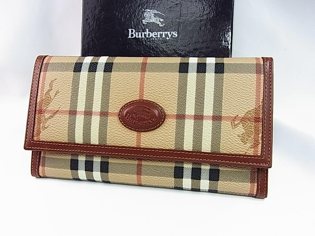 YUKI様用　正規極美新品同様BRBERRYS　バーバリー　3つ折り長財布