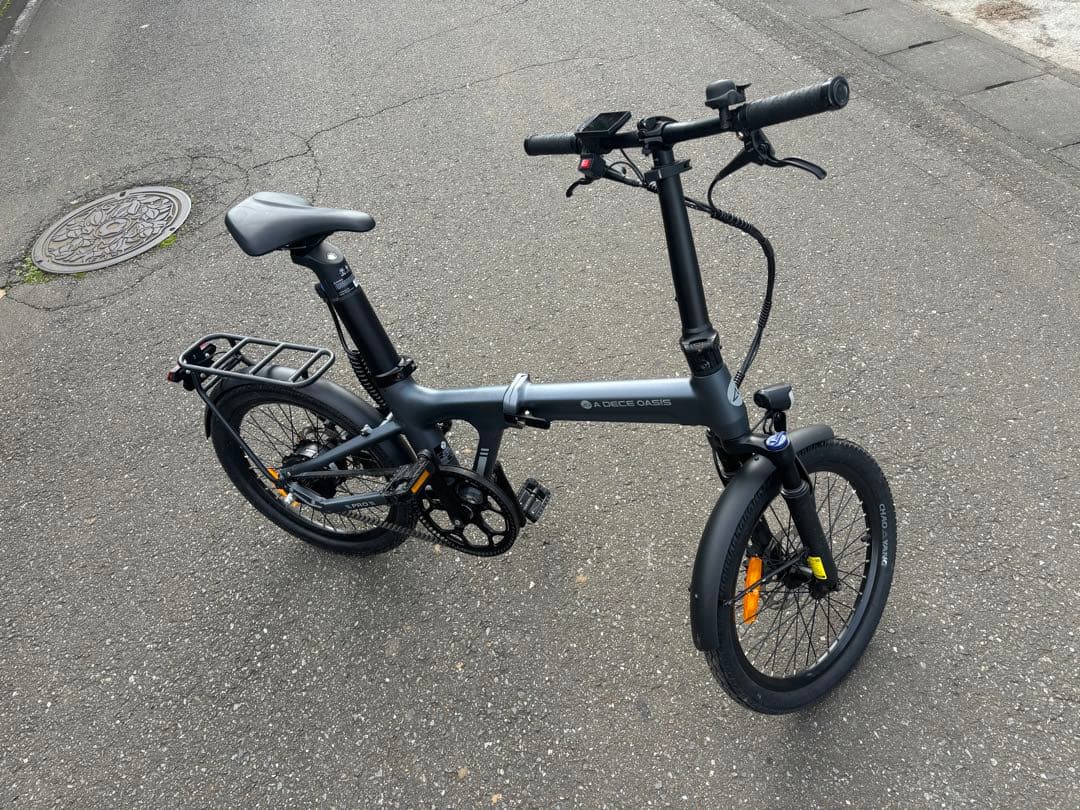 電動アシスト折りたたみ自転車 ADECE みょうじん