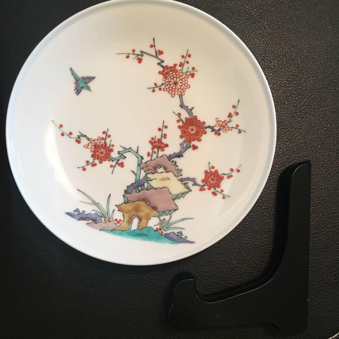 十四代 酒井田柿右衛門 錦梅鳥文額皿 共箱 - メルカリ