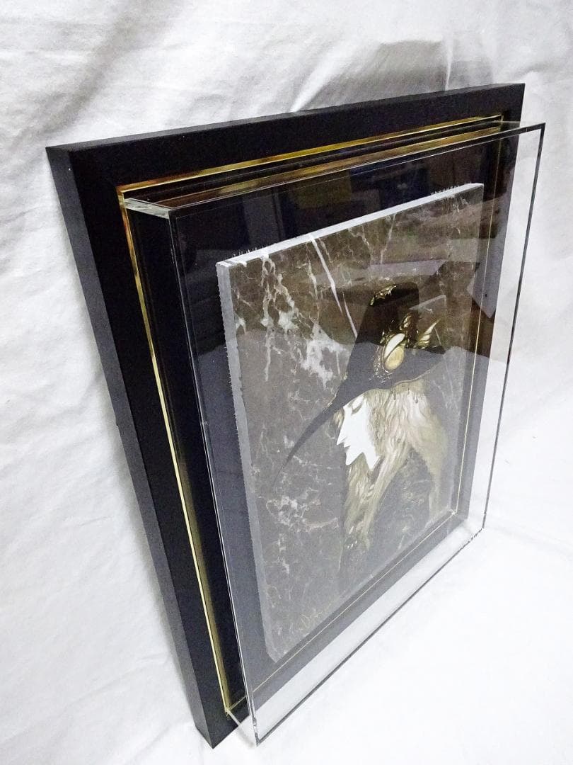 天野喜孝 #大理石 #肖像 #吸血鬼ハンターD #共箱 #アールビバン保証書