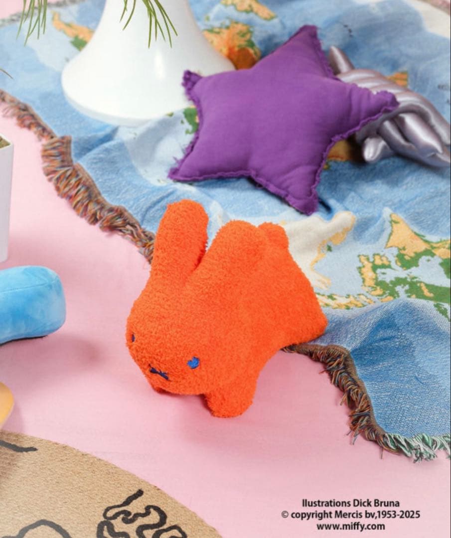 【新品】BEAMS別注MEDICOMTOYブルーナボンボンふわモコミニラビット