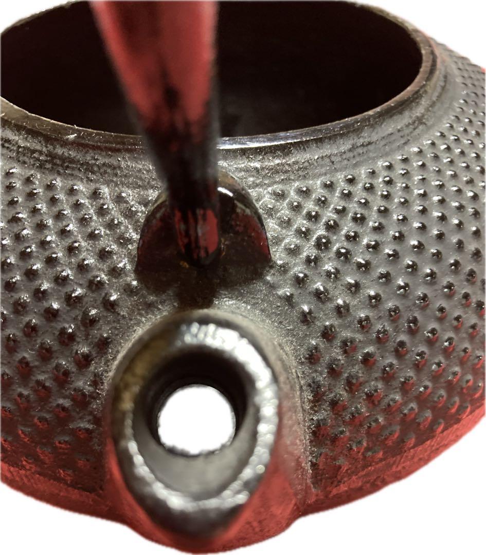 南部鉄瓶 黒 点状模様 IH使用可能 扉付・鍵なしタイプ