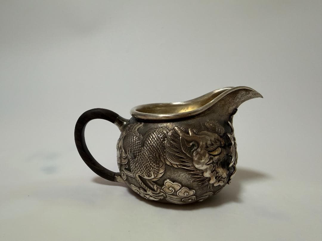 純銀製 龍文彫り 湯冷まし 煎茶道具 - メルカリ