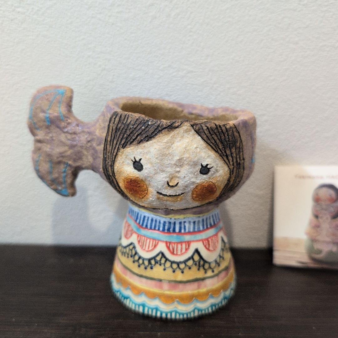 やきものHACCHI やきものはっち 花器 アンティーク 花瓶 陶器 やきもの