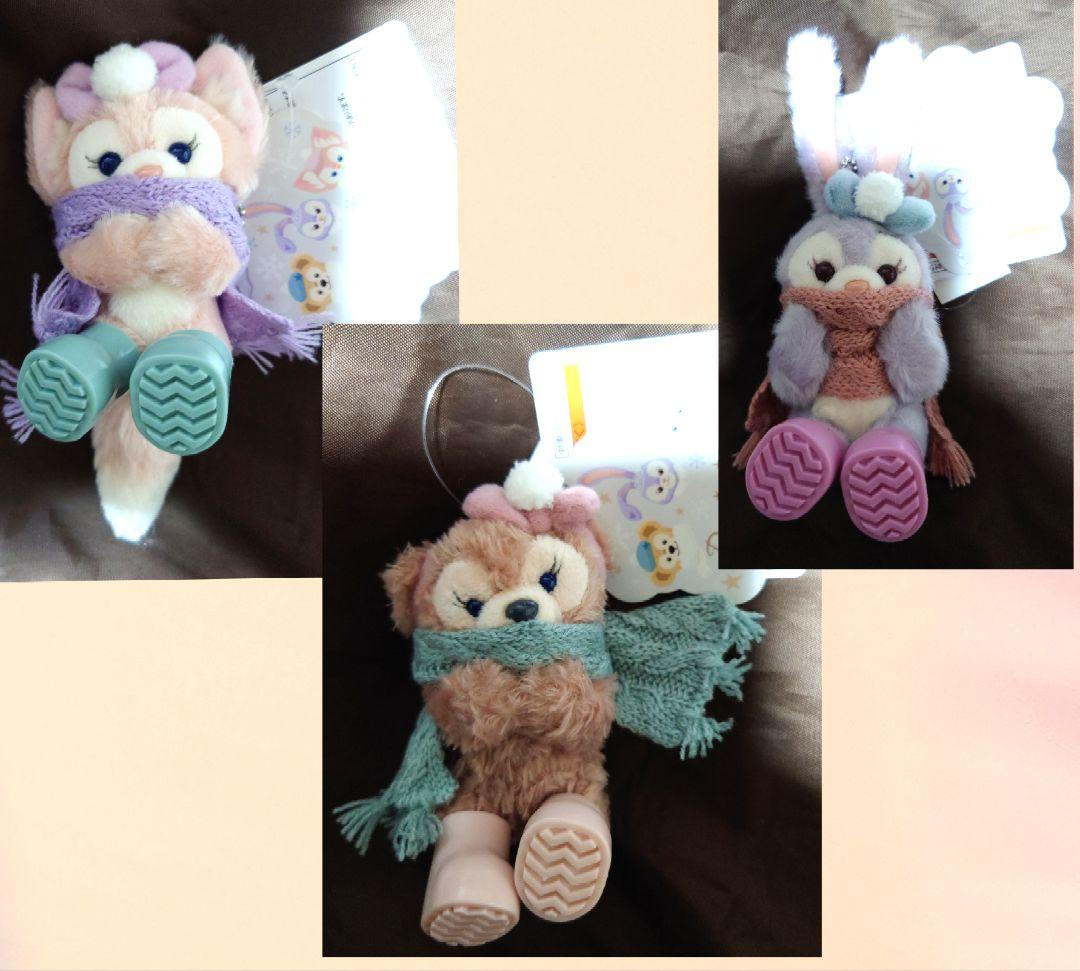3個セット☆ダンシングスノーフレークスぬいぐるみチャーム(キー