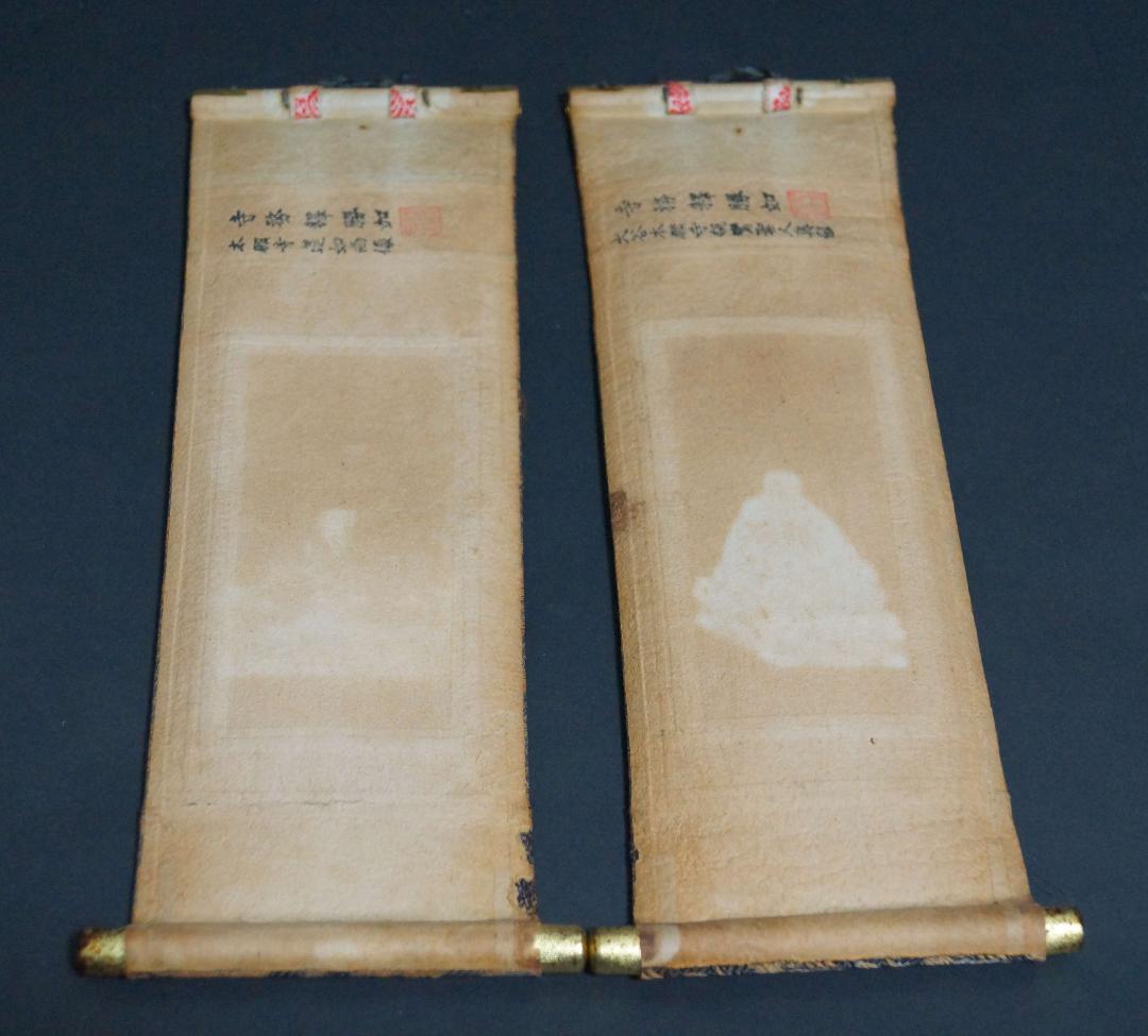 時代物大谷本願寺 和朝親鸞聖人真影/釈蓮如上人の掛軸(1