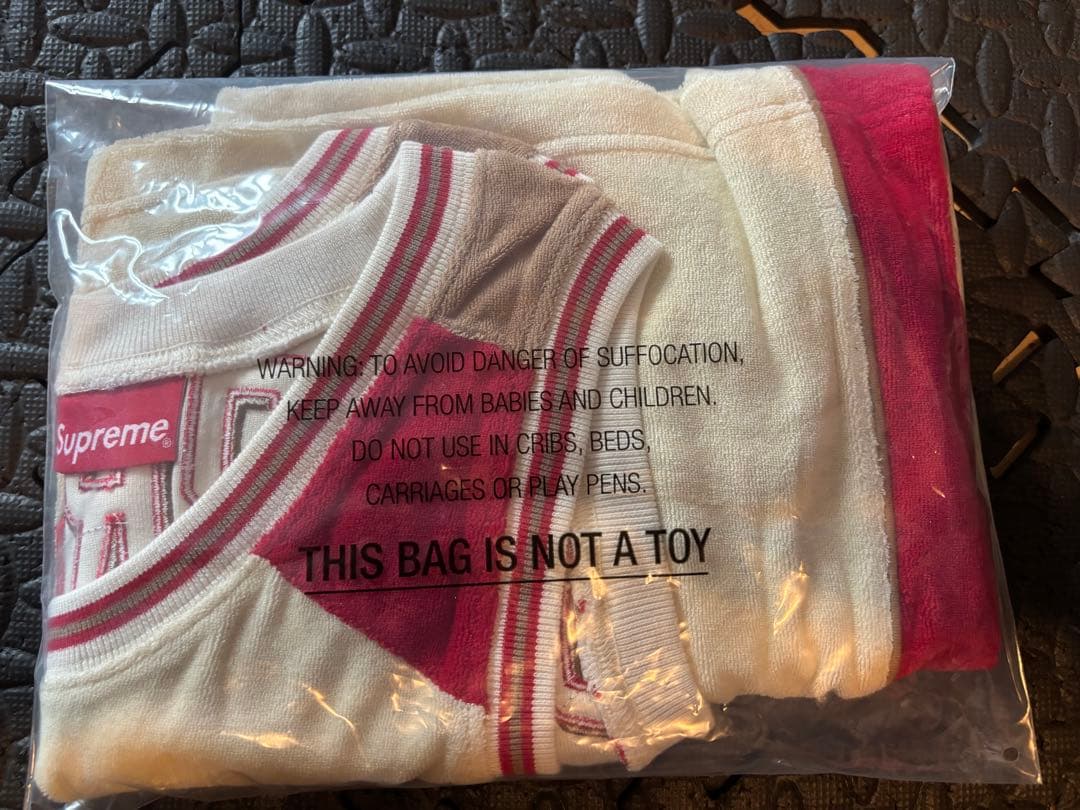 トップス Supreme TerryBasketball Jersey \"Stone\" M