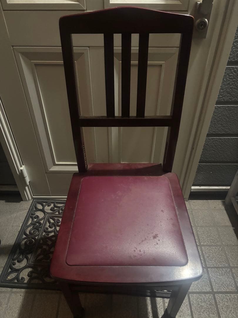 ピアノ椅子　トムソン椅子　木目　値下げしました！ 楽天市場】日本製：ピアノ椅子 背もたれ付きタイプ トムソン椅子：NO.5