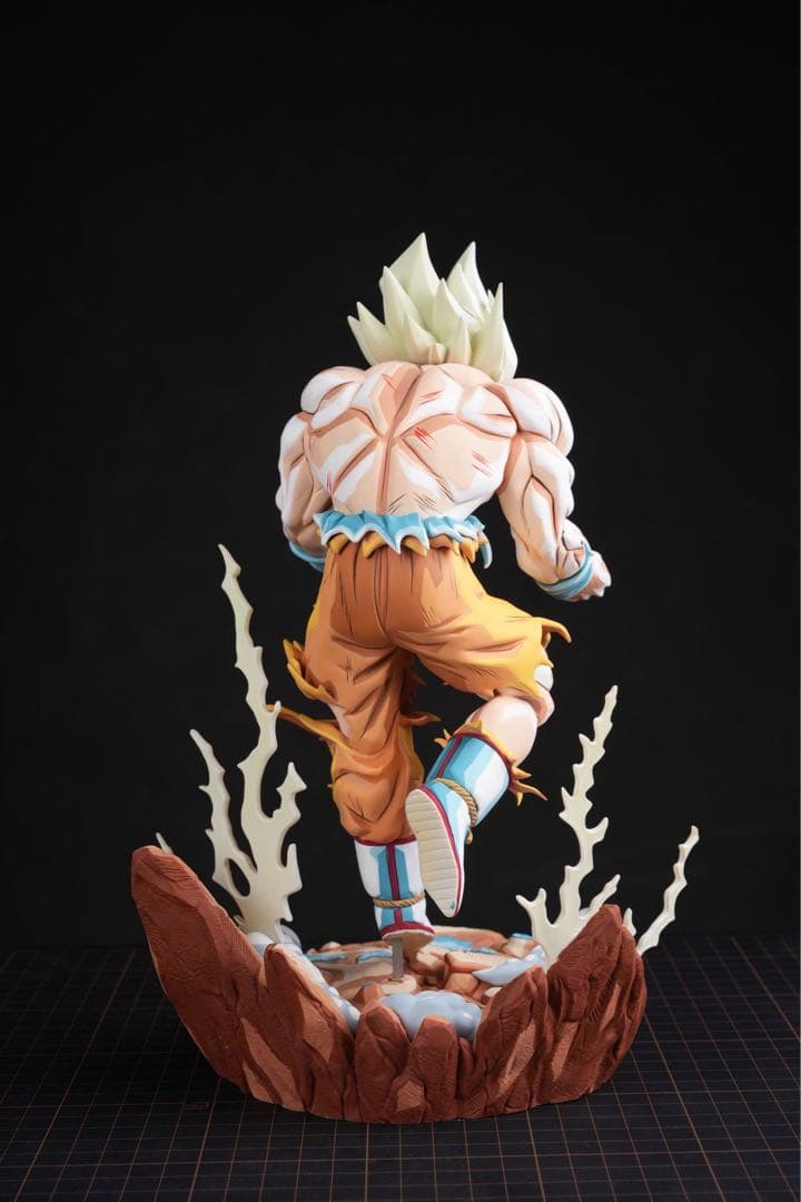 超サイヤ人 孫悟空 二次元彩色ペイント「すべての終わり」ドラゴンボールフィギュア