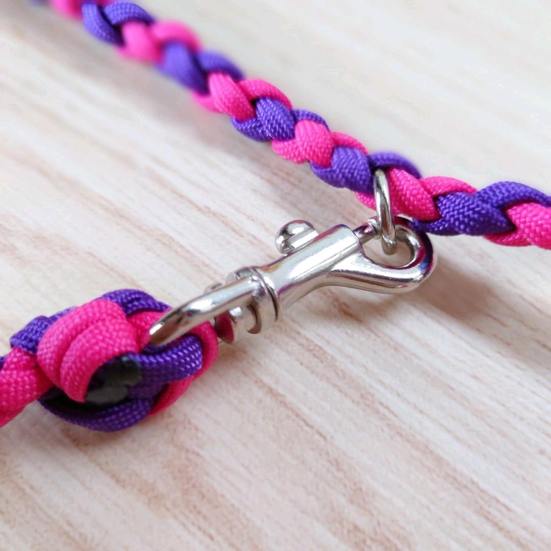 パラコードリード スリップリード 首輪一体型リード お花 №024