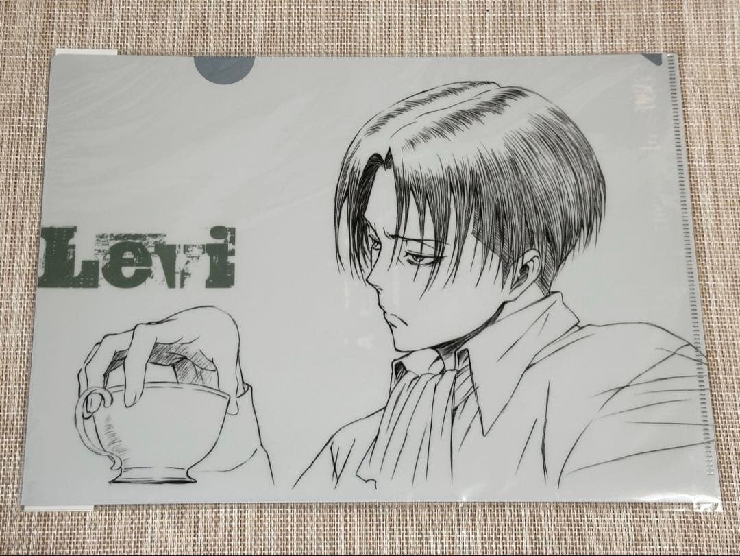 進撃の巨人 リヴァイ クリアファイル 浅野恭司 原画展 WIT STUDIO