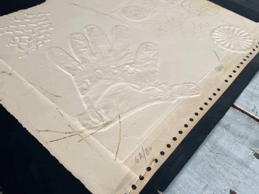 希少】アントニー・クラーベ① 「手袋と記号」 カーボンランダム