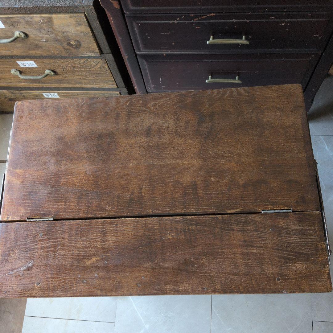 アンティーク古道具 戦前音楽譜面台テーブル 机