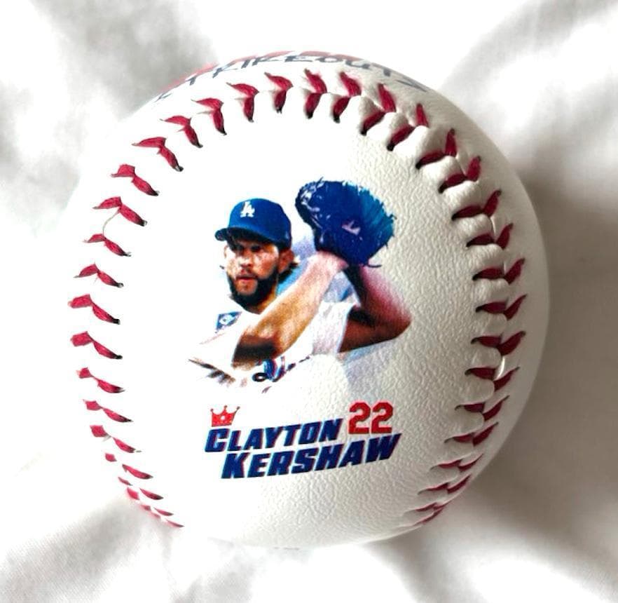 ドジャース クレイトン・カーショウ 3000奪三振記念ボール MLB公式限定