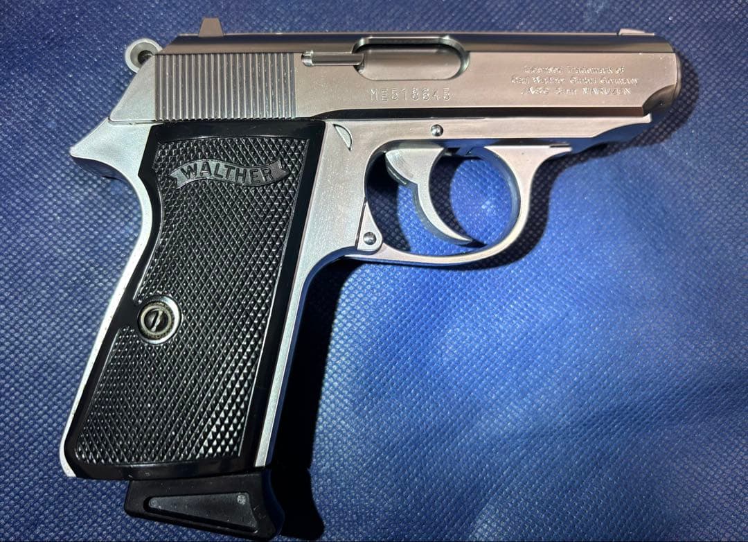 マルゼン　Walther NEW PPK/S ステンレス　ブローバック