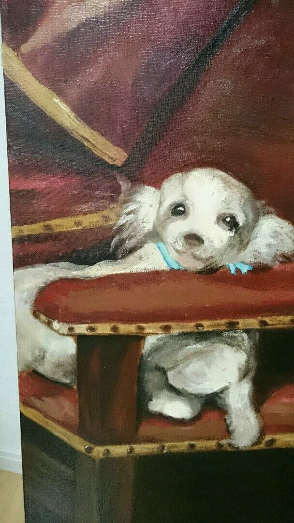 ベラスケス 油彩模写F50 117×92㎝ フェリペ王子 - メルカリ