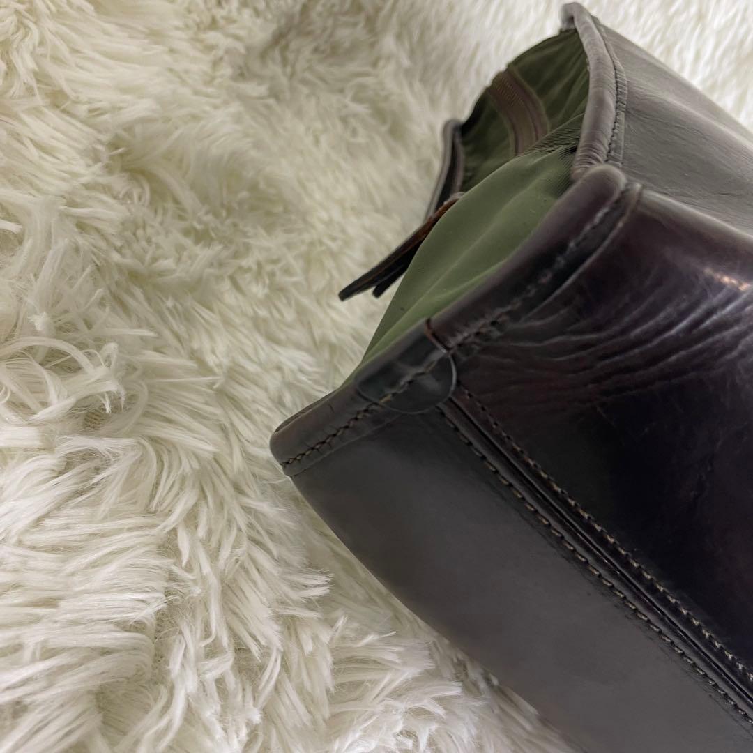 フェリージ 9884 ビジネスバッグ オールレザー ダークブラウン A4収納可