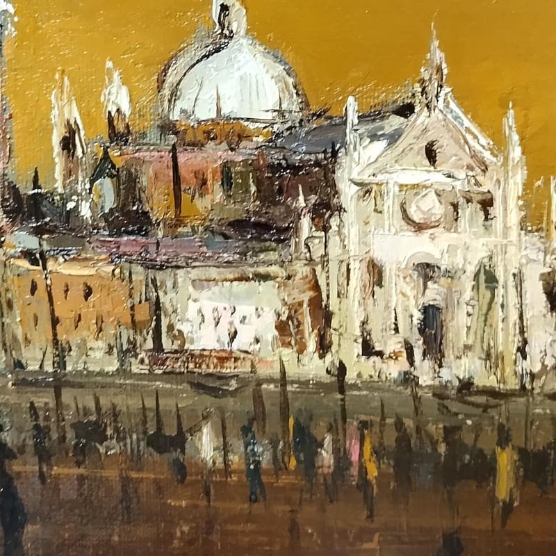 ☆熊谷善正☆「ベネチア 」油絵F6号