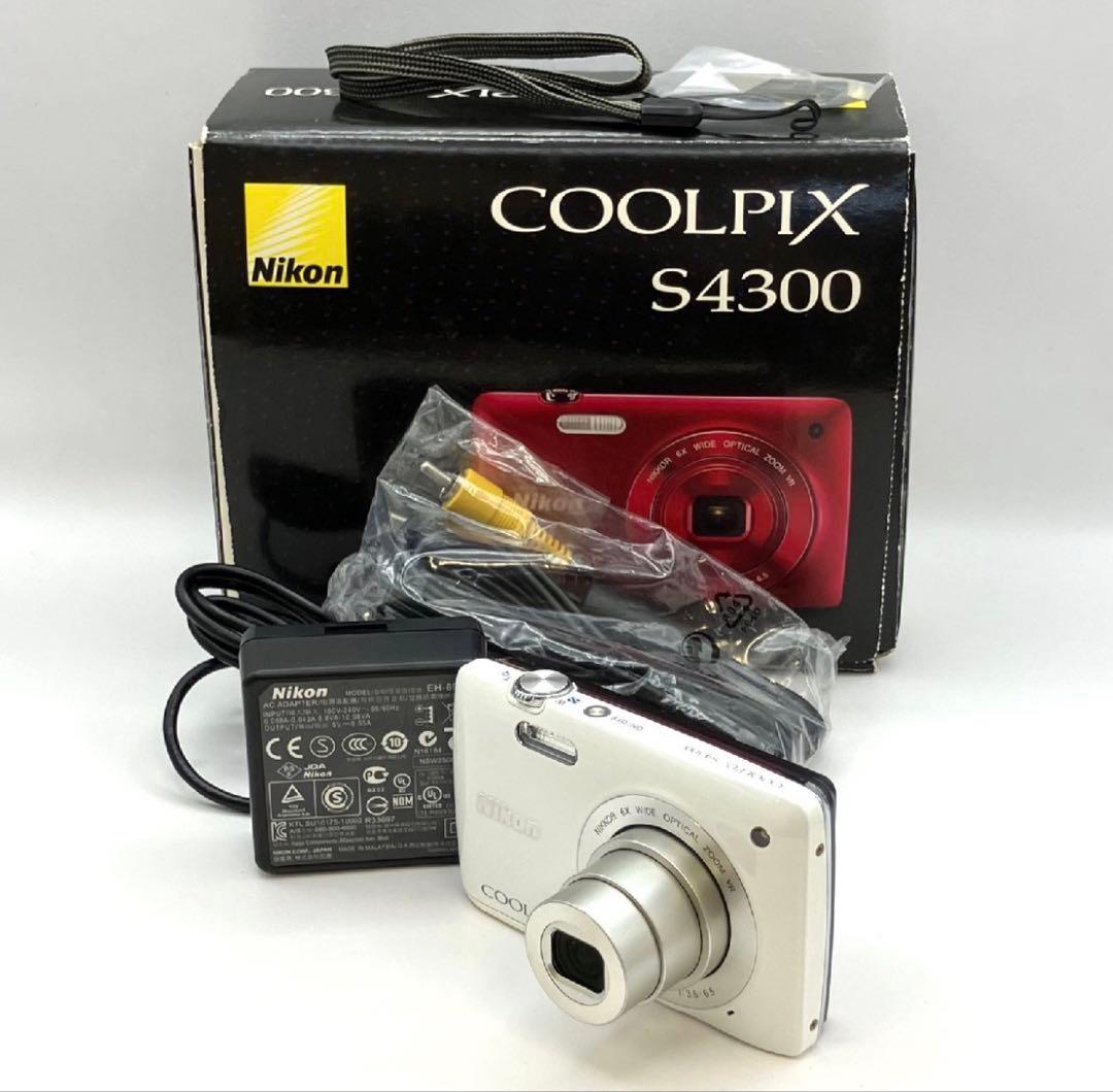 Nikon COOLPIX S4300 ホワイト - メルカリ
