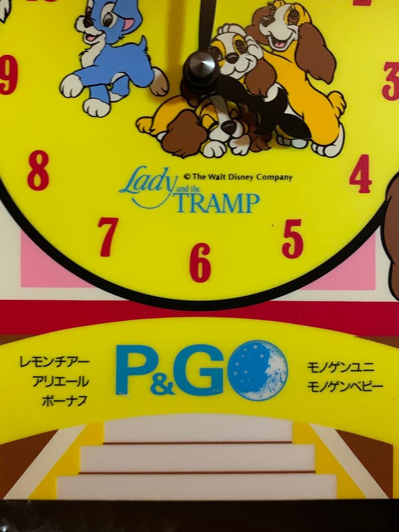 ディズニー ビンテージ わんわん物語 鳩時計 P&G 懸賞品 昭和レトロ