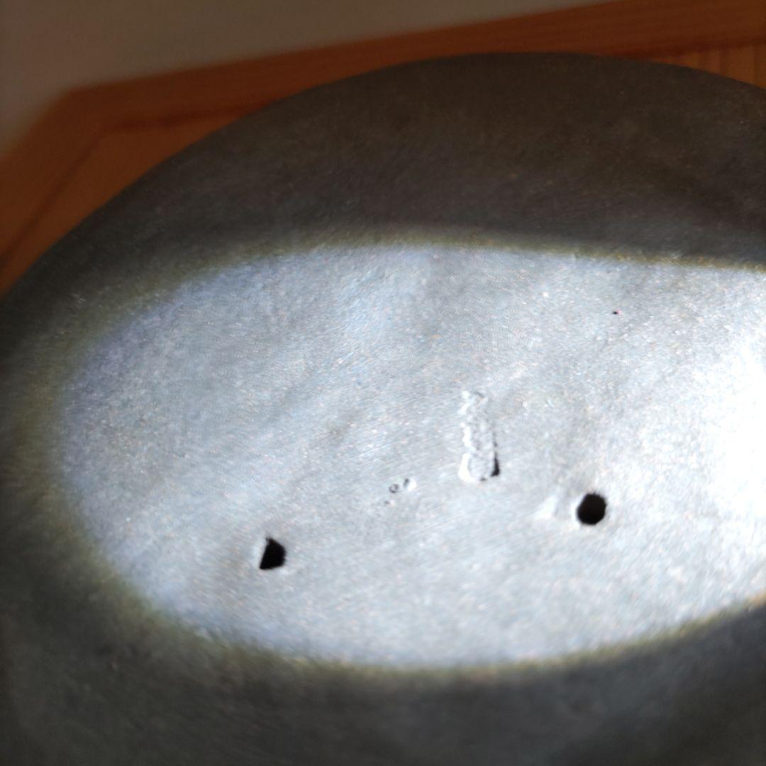 盆栽鉢 、植木鉢、名工丸山堂（松本重信）南蛮風真焼 狸面形絞出、急須の蓋、平鉢