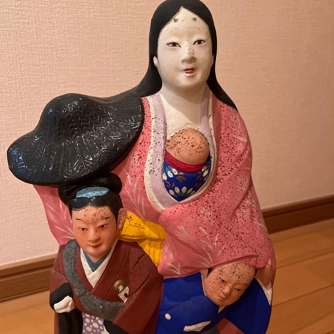 筑芳津屋埼人形？ 女性と子供